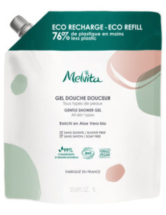 Melvita Gel Douche Douceur Bio Éco-Recharge - 1 L