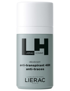 Lierac Homme Déodorant Anti-Transpirant 48H Anti-Traces - 50 ml