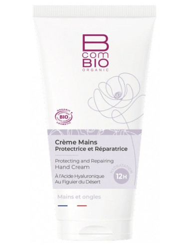 BcomBIO Crème Protectrice et Réparatrice Mains et Ongles - 50 ml