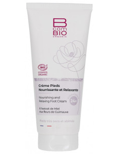 BcomBIO Crème Pieds Nourrissante et Relaxante Bio - 100 ml