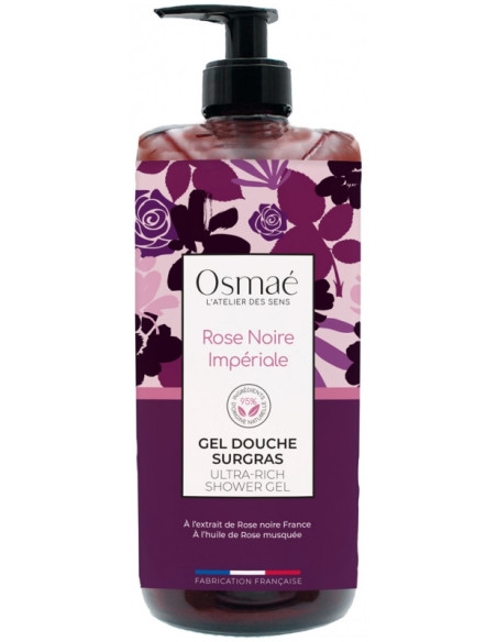 Osmaé Gel Douche Surgras Rose Noire Impériale - 1 L