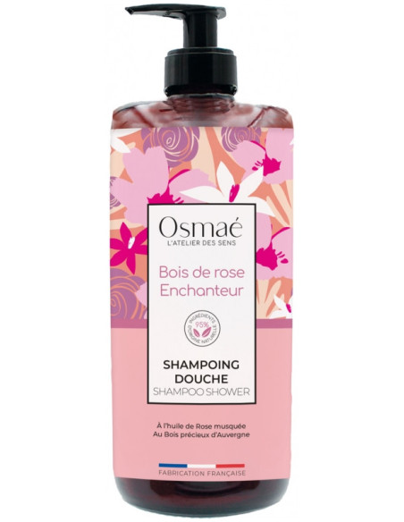 Osmaé Shampoing Douche Bois de Rose Enchanteur - 1 L