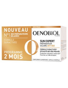 Oenobiol Sun Expert Préparateur Solaire Anti-Âge - Lot de 2 x 30 Capsules