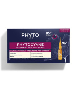 Phytocyane traitement antichute femme ampoules - 12 ampoules