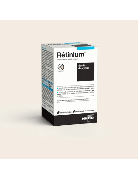 NHCO Rétinium Santé des Yeux - 28 Comprimés + 28 Capsules