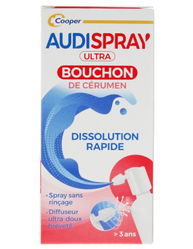 Audispray Ultra Bouchons de Cérumen - 20 ml