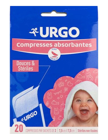 Urgo Compresses bébé - 20 compresses