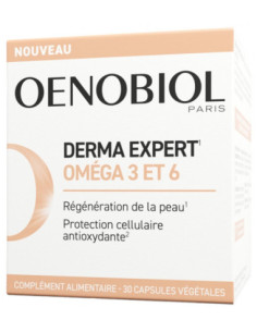 Oenobiol Derma Expert Oméga 3 et 6 - 30 Capsules