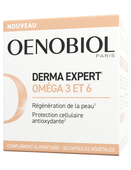 Oenobiol Derma Expert Oméga 3 et 6 - 30 Capsules