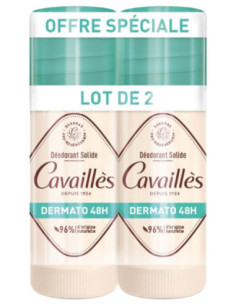 Cavaillès Dermato 48H Déodorant Stick - Lot de 2 x 40 ml