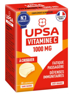 UPSA Vitalité Vitamine C 1000 mg - 20 Comprimés à Croquer