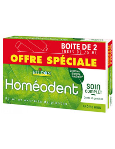 Boiron Homéodent Soin Complet Dents et Gencives - Lot de 2 x 75 ml