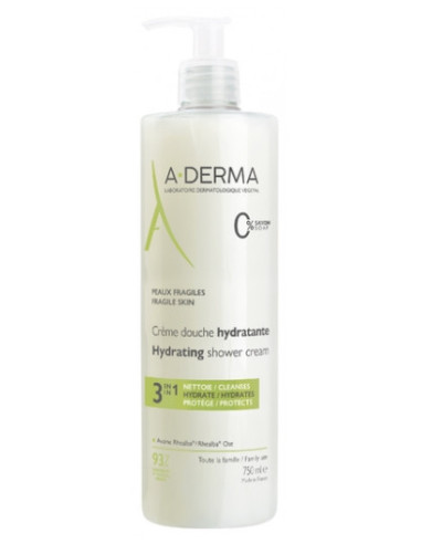 A-DERMA Crème Douche Hydratante 3en1 - 750 ml
