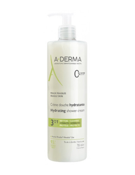A-DERMA Crème Douche Hydratante 3en1 - 750 ml