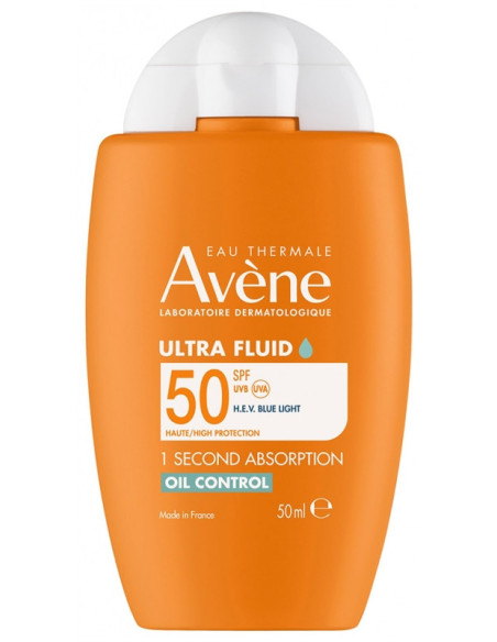 Avène Solaire Ultra Fluide Oil Control SPF50 - 50 ml