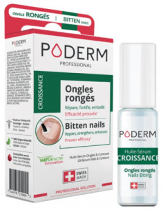 Poderm Croissance Ongles Rongés Huile-Sérum Ongles & Contours - 8 ml