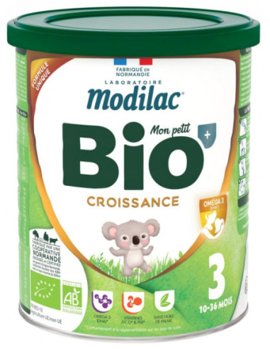 Modilac Bio Croissance 3ème Âge 10-36 Mois - 800 g