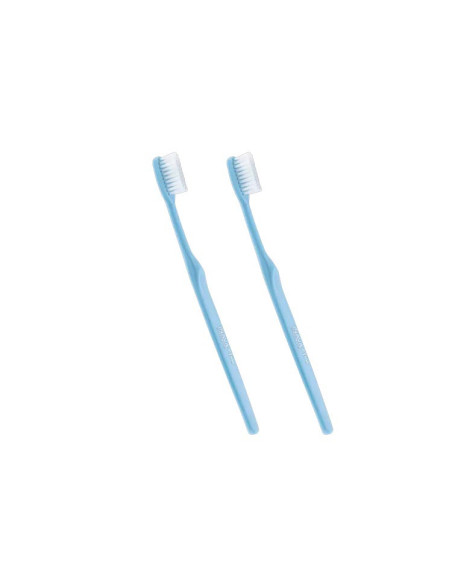Inava Brosse à dents souple 20/100 gencives fragiles et sensibles - Lot de 2