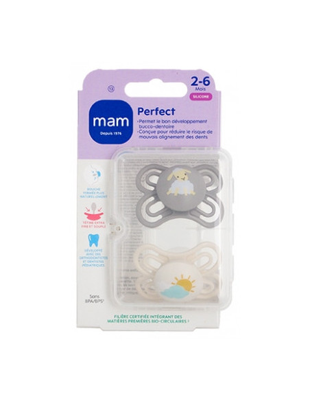 MAM 2 Sucettes Perfect 2-6 Mois