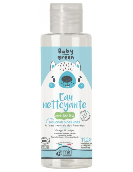 MKL Green Nature Baby Green Eau Nettoyante Bio - 100 ml