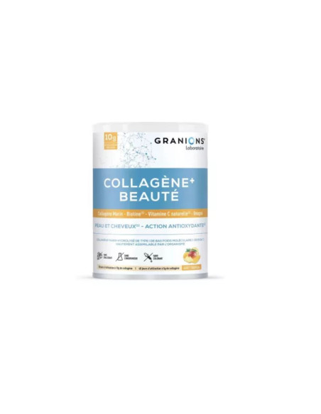 Granions Collagène+ Beauté Action antioxydante peau & cheveux goût tropical - 220g
