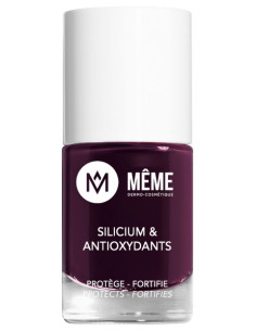 MEME Vernis Silicium & Antioxydants - Teinte : 08 Aubergine - 10 ml