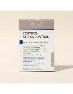Biocyte Cortisol Stress Control Anti Fatigue & Stress Intense - 40 Gélules