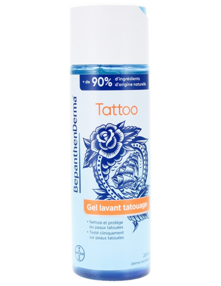 Bepanthen Derma Tattoo Gel Lavant Tatouage - 200 ml
