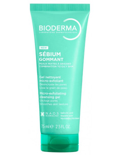 Bioderma Sébium Gommant Gel Nettoyant Micro-Exfoliant - 75 ml