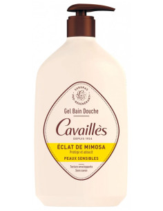 Cavaillès Gel Bain Douche Peaux Sensibles Éclat de Mimosa 1 L