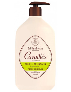 Cavaillès Gel Bain Douche Peaux Sensibles Soleil de Jasmin 1 L