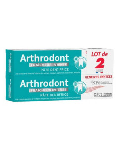 Arthrodont Dentifrice Fraicheur Intense Lot de 2 x 75 ml