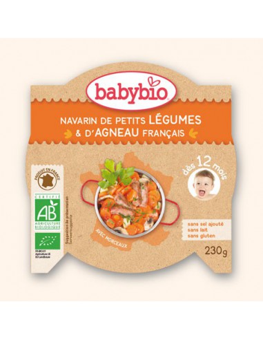 Assiette Menus du Jour - Navarin de Petits Légumes & d'Agneau Français