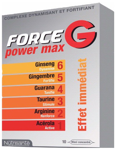 FORCE G Power Max, 10 ampoules