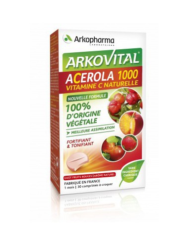 Arkovital Acérola 1000 - 30 comprimés