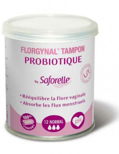 Florgynal Tampon Probiotique Normal, 12 unités