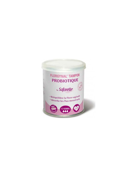 Florgynal Tampon Probiotique Normal, 12 unités