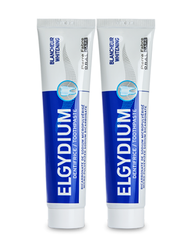 Dentifrice ELGYDIUM Blancheur - 2x75ml