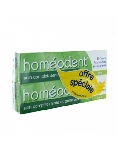 Boiron HOMEODENT soin complet dents et gencives Anis - 2x75ml