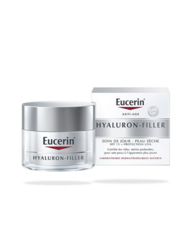 EUCERIN Hyaluron Filler, Crème de Jour peau sèche - 50ml