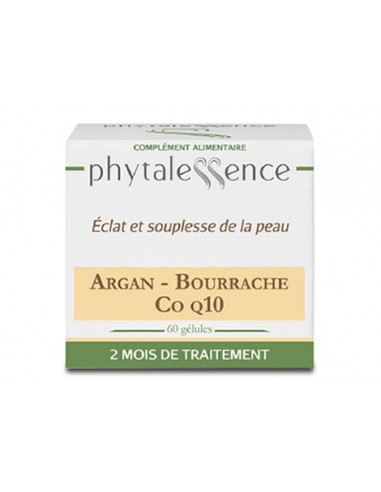 Argan Bourrache Co Q10, 60 gélules