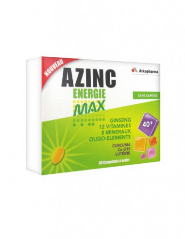 AZINC Energie Max - 30 comprimés