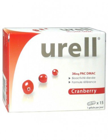 Urell 36Mg Cranberry - 15 gélules