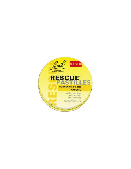Fleurs de Bach Original Rescue Pastilles (saveur orange) - 50 g