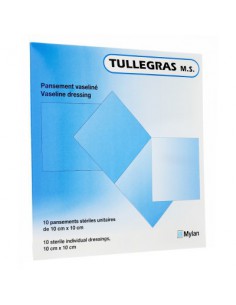  Tulle gras MS - 10 pansements