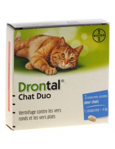 Drontal Chat Duo - 2 comprimés