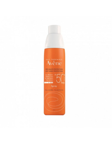 AVENE Très haute protection SPF50+ spray peaux sensibles sans effet blanc - 200ml