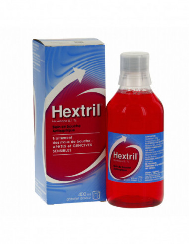 HEXTRIL, 0,1 POUR CENT, bain de bouche, flacon - 400 ml