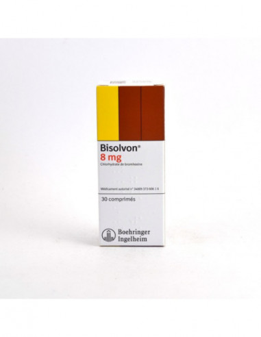 BISOLVON 8 mg, comprimé - 30 comprimés