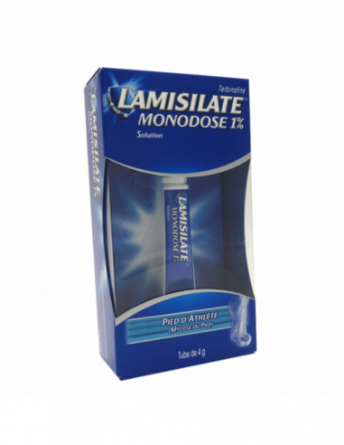 LAMISILATE MONODOSE 1%, solution pour application cutanée - 4 g